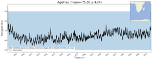 Transport through the Agulhas Transect